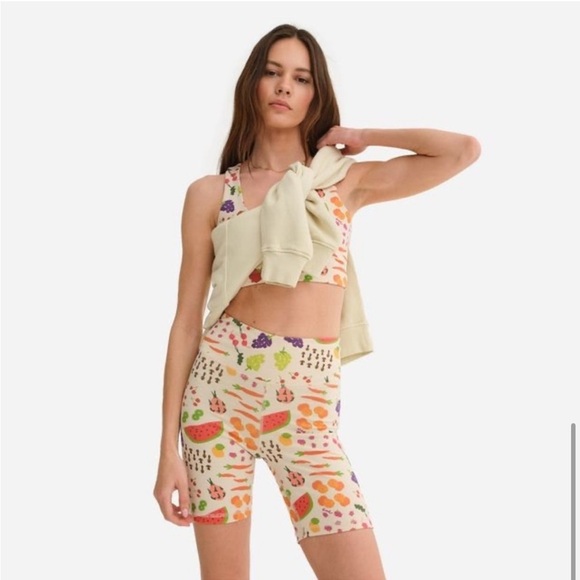 NWT MATE X Lisa Says Gah Organic Stretch Biker Shorts Size small and xs - Picture 4 of 7